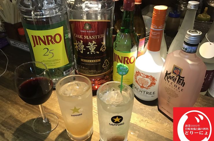 池袋駅西口の地鶏と鍋と日本酒のおすすめ美味しい居酒屋じどりーにょのハイボールは１種類ではない！アメリカ生まれのジムビームのウィスキーもあるよ